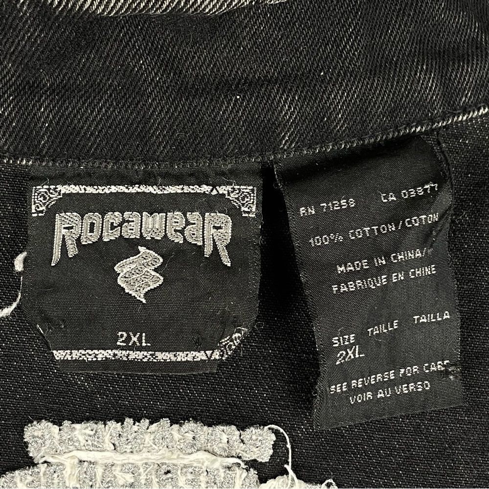 Rocawear 100% Cotton Heavyweight Denim Jacket - Mens 2XL - Picture 8 of 10